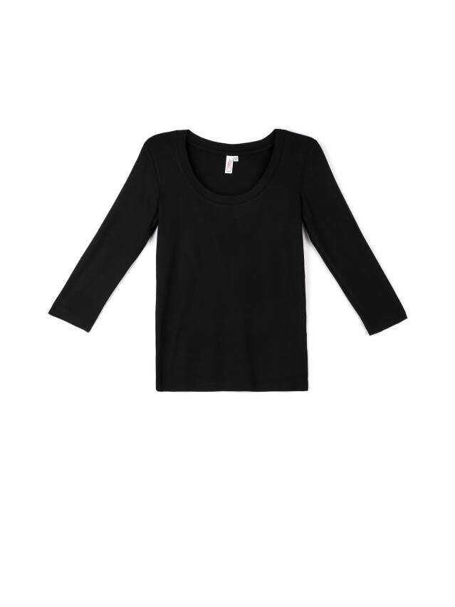 Women's polo neck shirt CONTE ELEGANT LD 478, s.158,164-100, black - 1