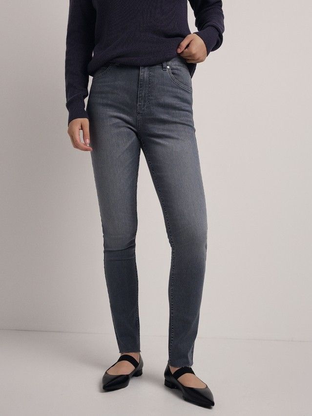 Denim trousers CONTE ELEGANT CON-669, s.170-102, grey - 2