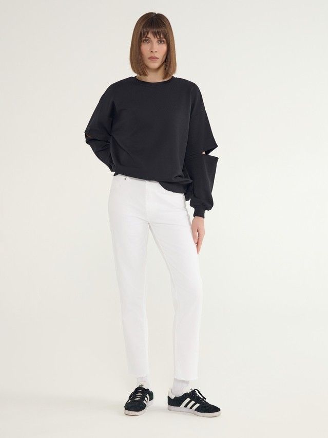 Women's polo neck shirt CONTE ELEGANT LD 3072, s.170-92, black - 3