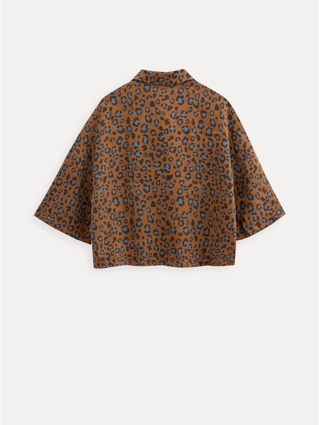 Women's blouse CONTE LBL 3729, s.170-88-94, chocolate leo - 2
