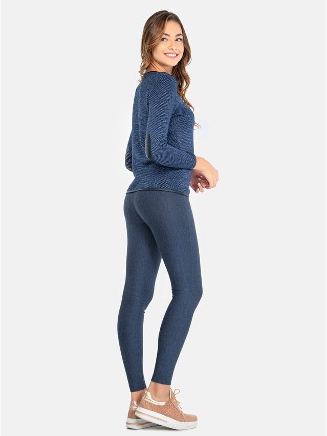Women's polo neck shirt CONTE ELEGANT LD 694, s.158,164-84, dark blue - 1