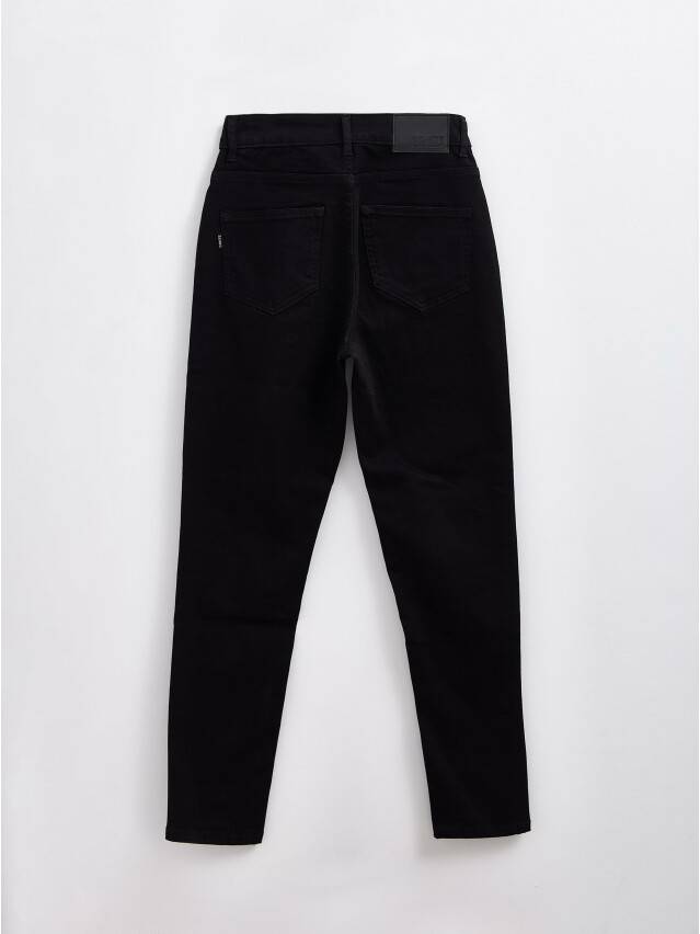 Denim trousers CONTE ELEGANT CON-359, s.170-102, deep black - 6
