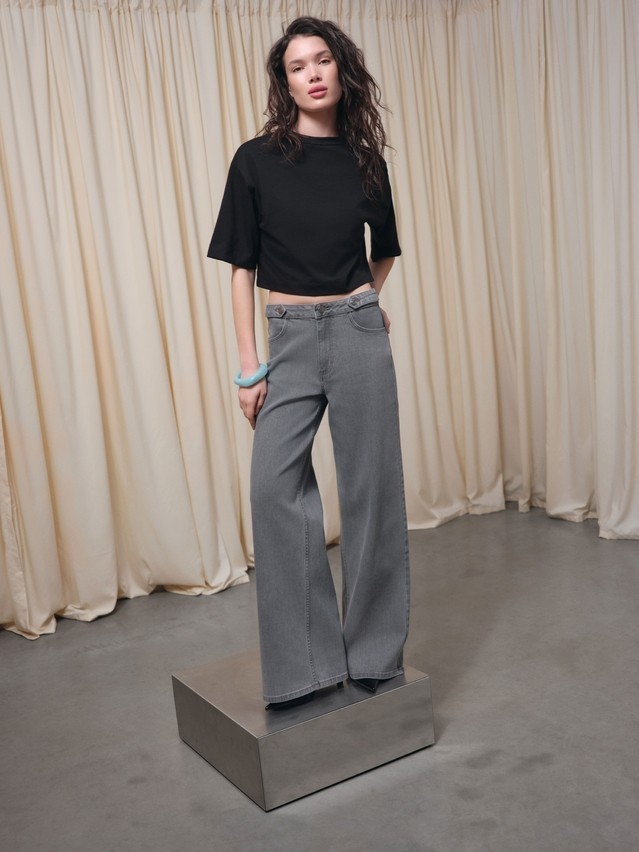 Women's jeans CONTE CON-837, s.164-90, grey - 2
