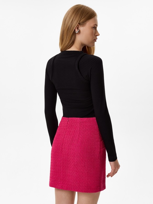 Women's polo neck shirt CONTE LD 3366, s.170-84, black - 4