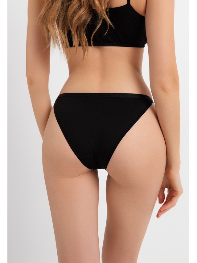 Women's panties CONTE ELEGANT COMFORT COTTON LTA 5570, s.98, black - 2