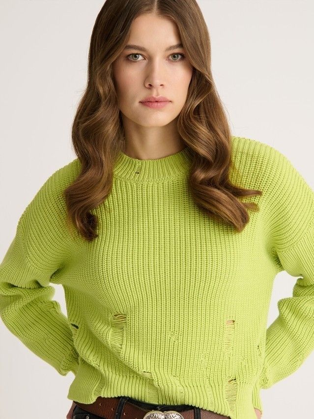 Women's pullover CONTE ELEGANT LDK2394, s.170-84, lime - 1
