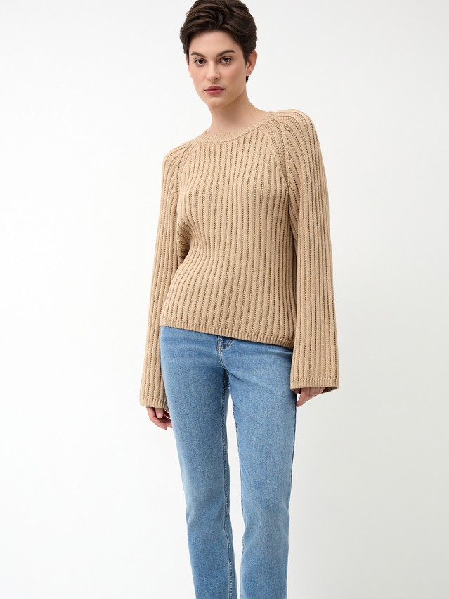 Women's pullover CONTE ELEGANT LDK24117, s.170-84, camel - 2