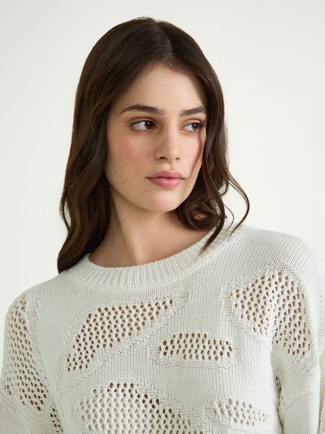 Women's pullover CONTE ELEGANT LDK2438, s.170-84, white - 2