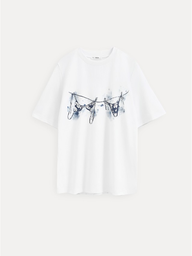 Women's polo neck shirt CONTE ELEGANT LD 3036, s.170-92, white-lingerie - 6