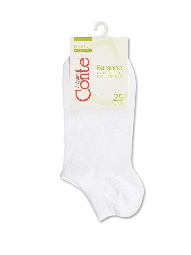 Women's socks CONTE ELEGANT BAMBOO, s.23, 000 white - 4