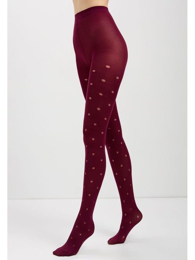 Women's tights CONTE ELEGANT ENJOY, s.2, marsala - 4