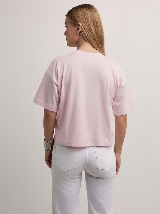 Women's polo neck shirt CONTE ELEGANT LD 2973, s.170-92, pink-girls dont cry - 4