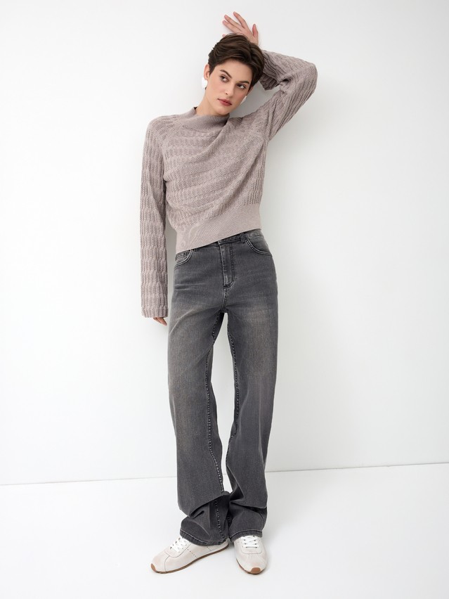 Women's pullover CONTE ELEGANT LDK24105, s.170-84, cappuccino melange - 1