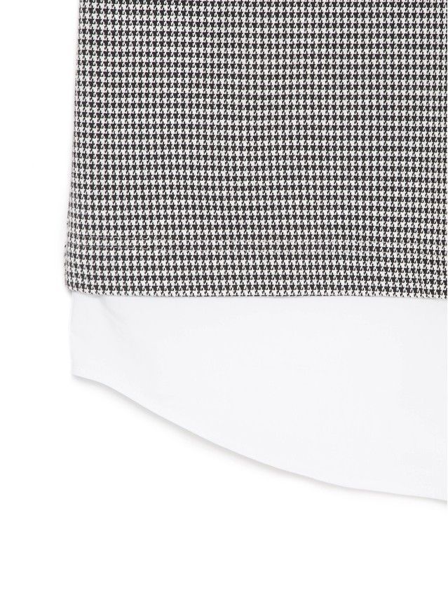 Dress LPL 1052, s.164-84-90, grey-white - 6