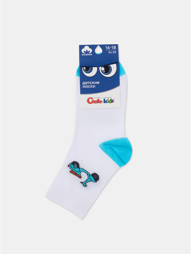 Children's socks CONTE-KIDS, s.16-18, 996 white - 1
