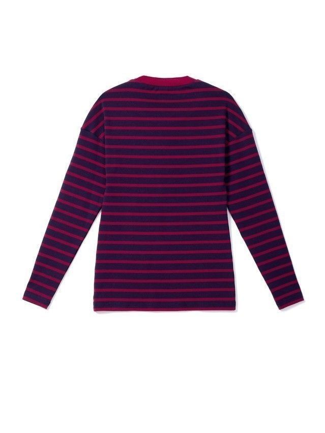 Women's polo neck shirt CONTE ELEGANT LD 827, s.170-100, marino-bordo - 2