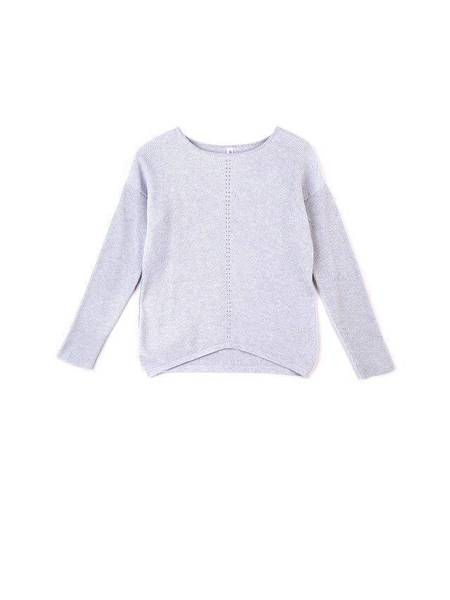 Women's polo neck shirt CONTE ELEGANT LDK032, s.158,164-84, light grey - 4