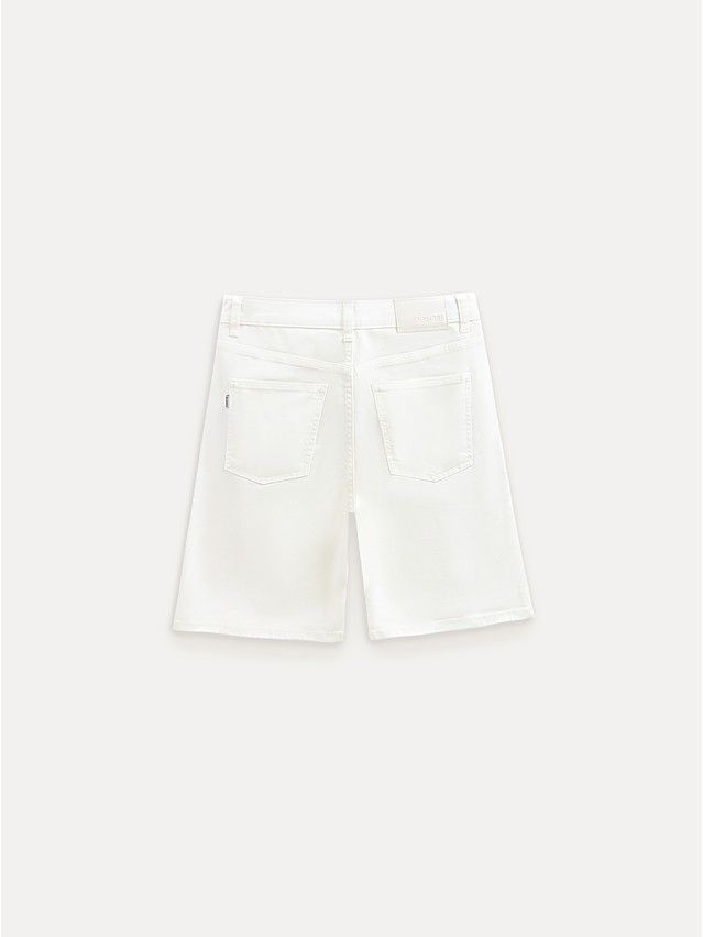 Denim shorts CONTE ELEGANT CON-758, s.170-90, off white - 8