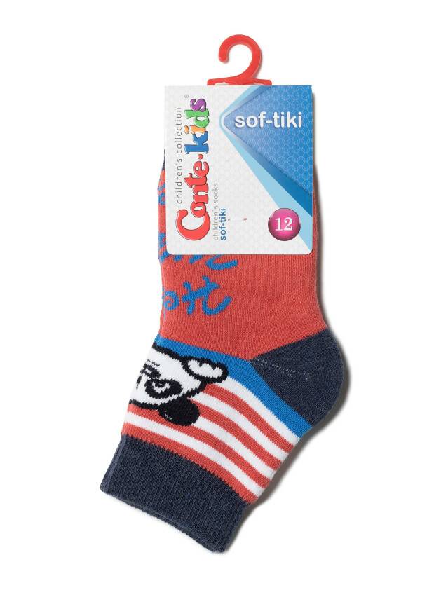 Children's socks CONTE-KIDS SOF-TIKI, s.18-20, 229 red - 2