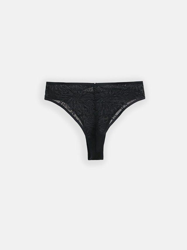 Women's panties CONTE ELEGANT MYSTERY GARDEN LBR 3116, s.90, black - 4