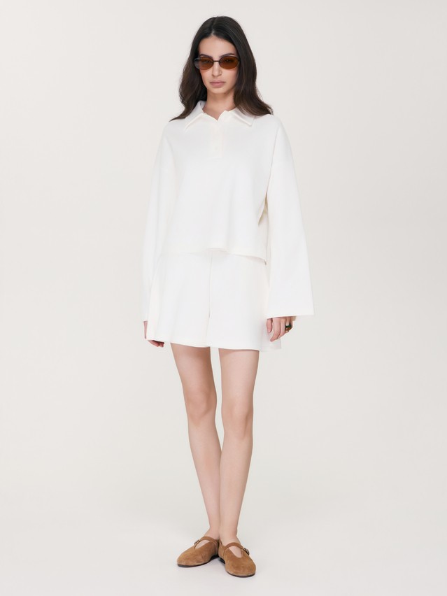 Women's shorts CONTE LS 3462, s.170-90, ecru - 1