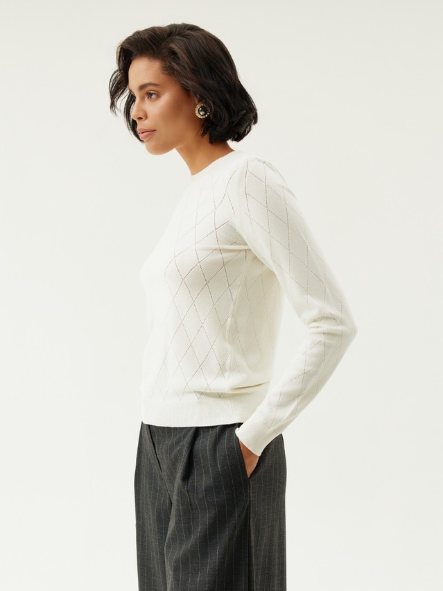 Women's pullover CONTE LDK25161, s.170-84, ecru - 8