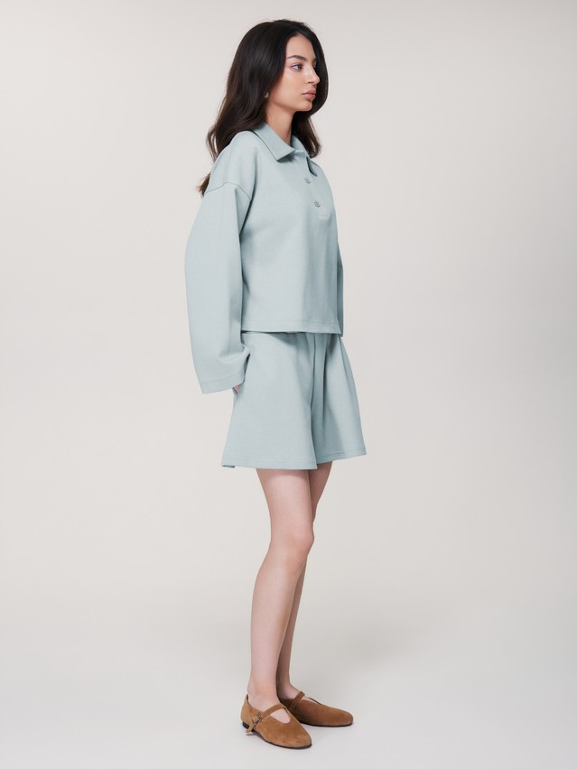 Women's polo neck shirt CONTE LD 3458, s.170-84, blue - 2