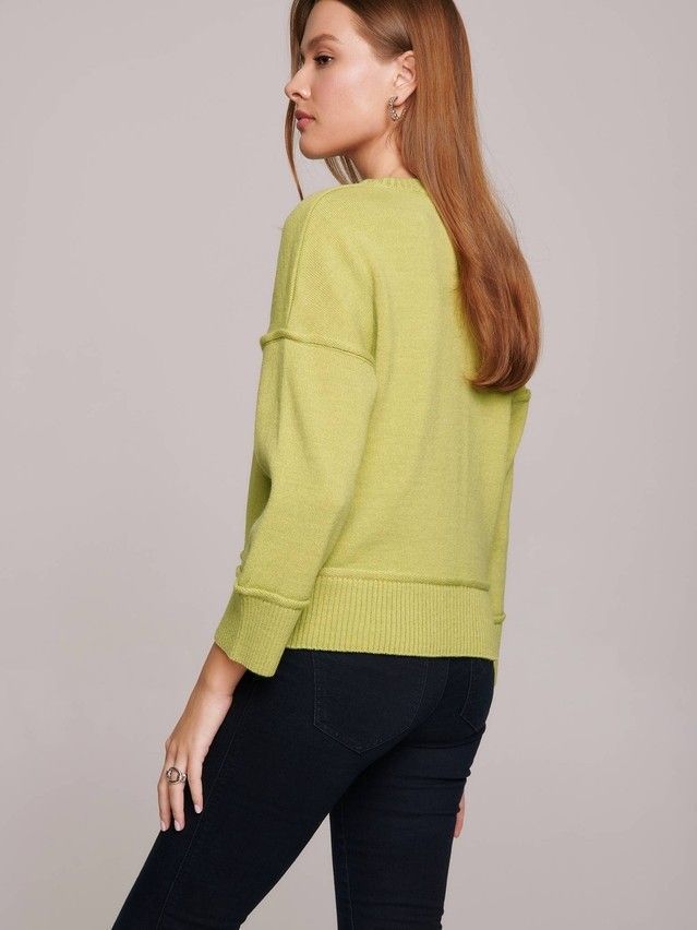 Women's polo neck shirt CONTE ELEGANT LDK113, s.170-84, olive drab - 2