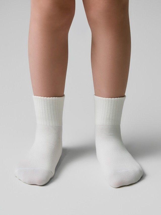 Children's socks CONTE-KIDS TIP-TOP, s.12, 1036 milky - 1