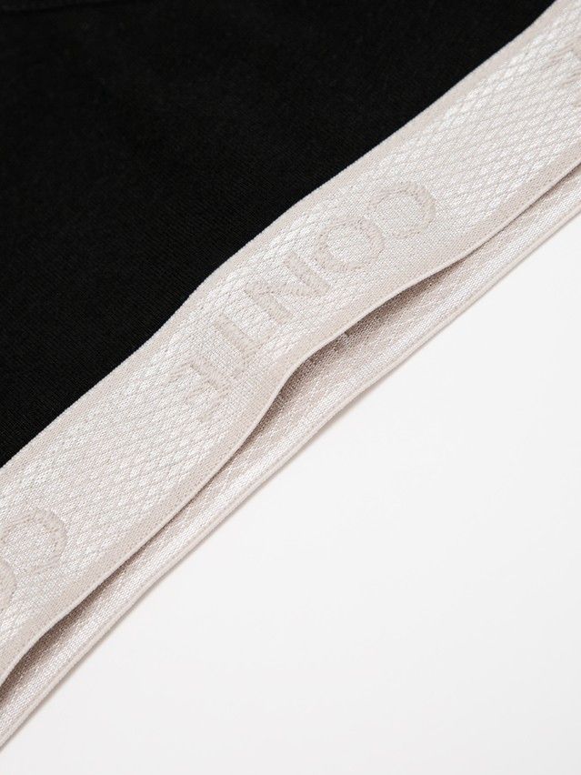 Women's panties CONTE ELEGANT PRINT DOTS LB 2545, s.90, black-light almond - 4