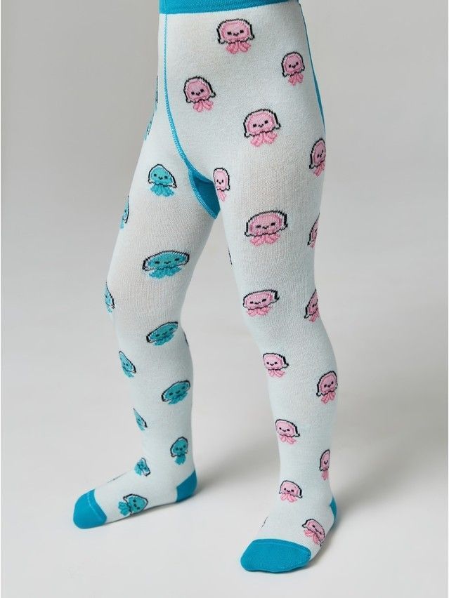 Children's tights CONTE-KIDS CK HAPPIK, s.104-110 (16),646 turquoise - 4