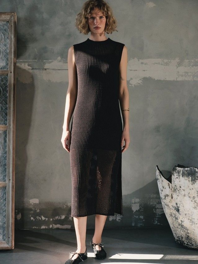 Women's dress CONTE ELEGANT LDK2557, s.170-84-90, black - 1