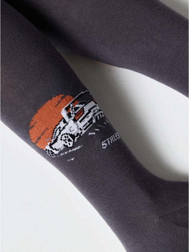 Children's tights CONTE-KIDS TIP-TOP, s.116-122 (18),684 dark grey - 3