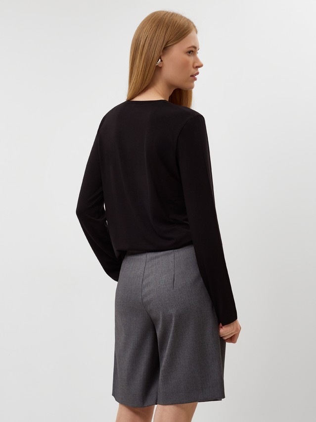 Women's polo neck shirt CONTE LD 3296, s.170-84, black - 2