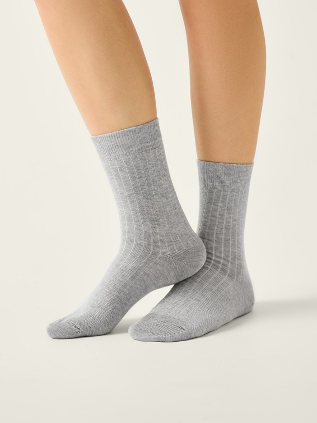 Women's socks CONTE ELEGANT CLASSIC, s.23-25, 784 grey - 1