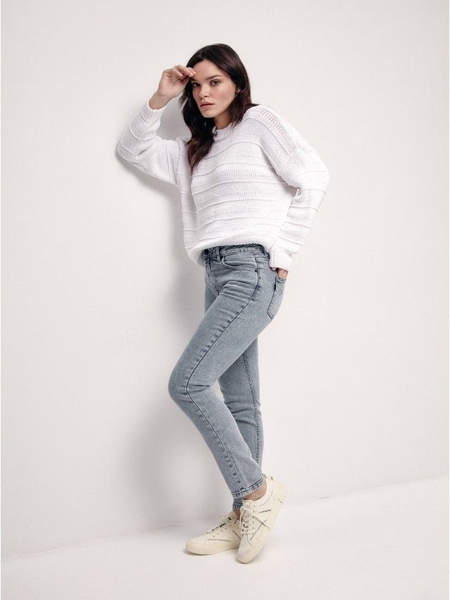 Women's pullover CONTE ELEGANT LDK180, s.170-84, white - 5