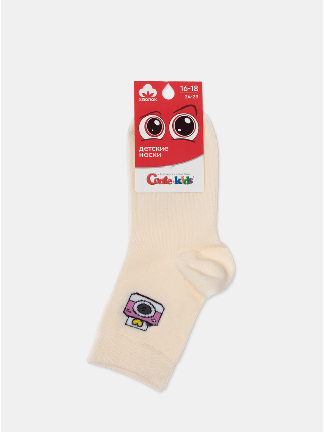 Children's socks CONTE-KIDS, s.16-18, 993 milky - 1