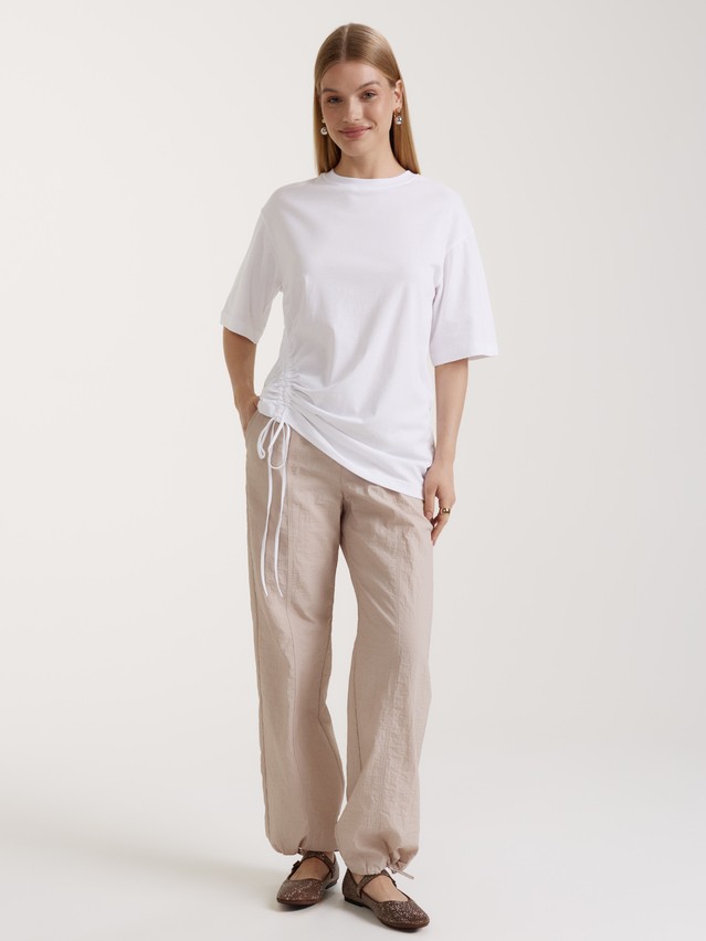 Women's polo neck shirt CONTE ELEGANT LD 3086, s.170-84, white - 1