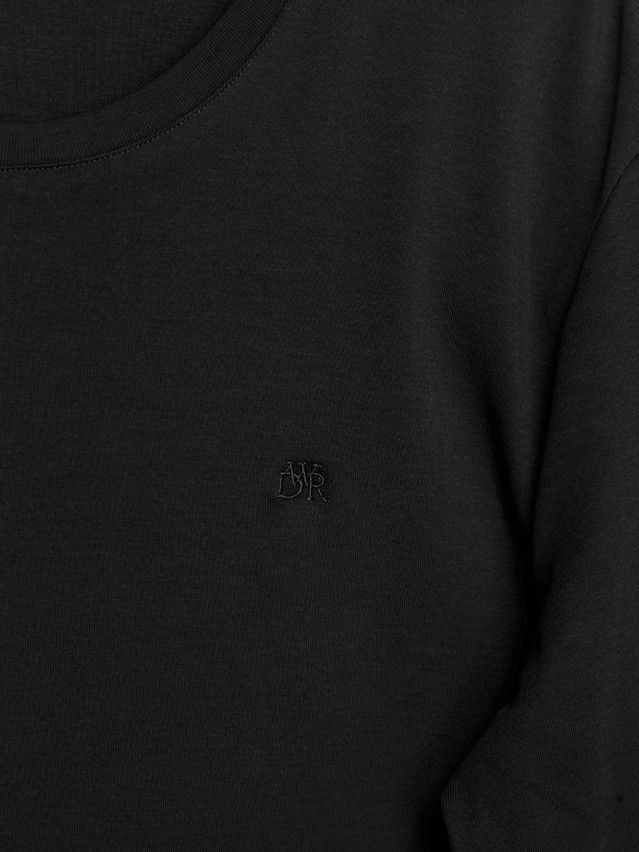 Men's polo neck shirt DiWaRi MD 695, s.170,176-100, black - 2