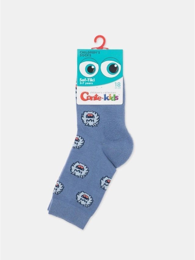 Children's socks CONTE-KIDS SOF-TIKI, s.16, 767 denim - 7