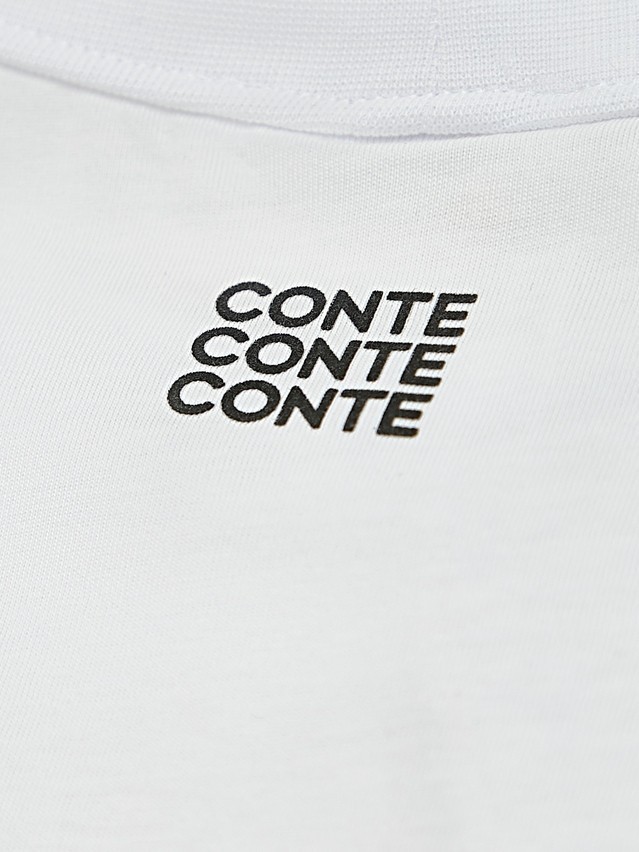 Women's polo neck shirt CONTE LD 3449, s.170-88, white-lips - 9