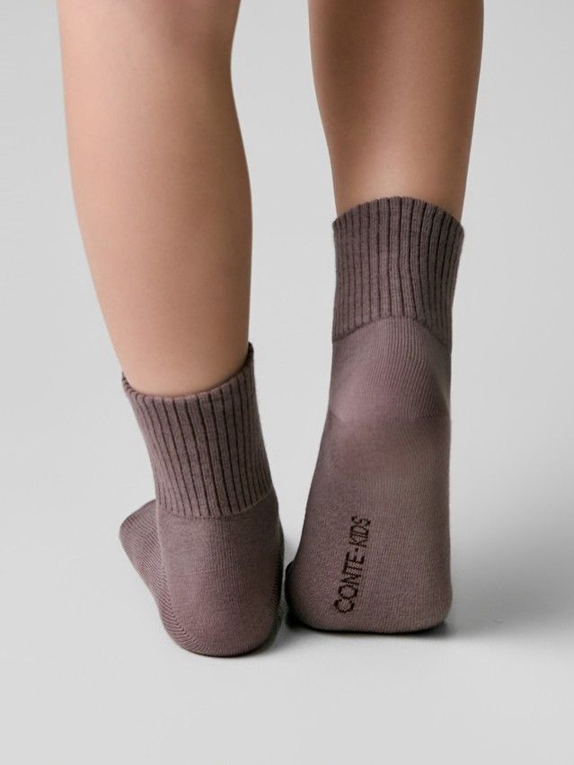 Children's socks CONTE-KIDS TIP-TOP, s.12, 1036 coffee - 2