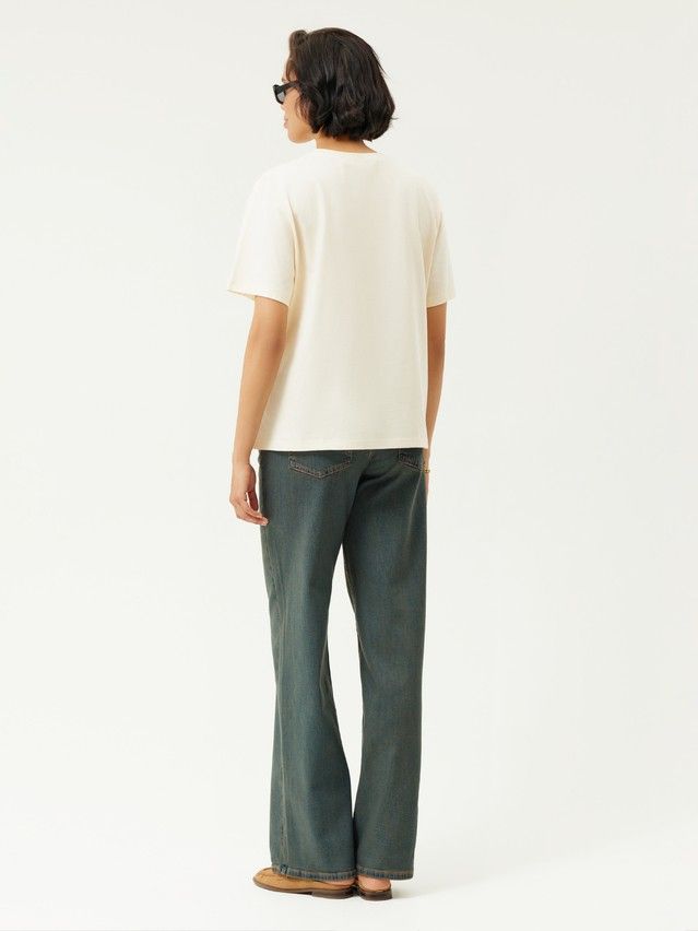 Women's jumper CONTE ELEGANT BASIC COLLECTION LD 5025, s.170-100, light yellow - 2