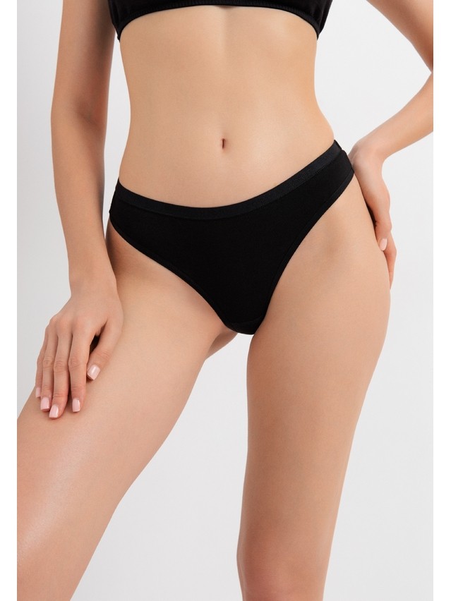Women's panties CONTE ELEGANT COMFORT COTTON LST 5569, s.90, black - 4