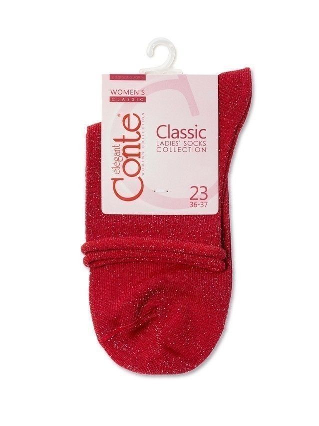 Women's socks CONTE ELEGANT CLASSIC, s.23, 000 red - 4