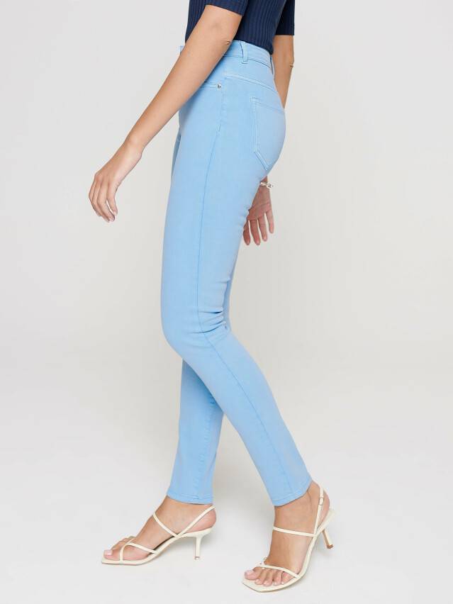 Skinny jeans with High rise CON-237, s.170-102, washed lavander blue - 2