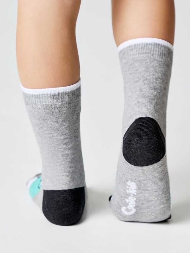 Children's socks Cheerful legs 17S-10SP, s. 24-26, 460 gray - 2