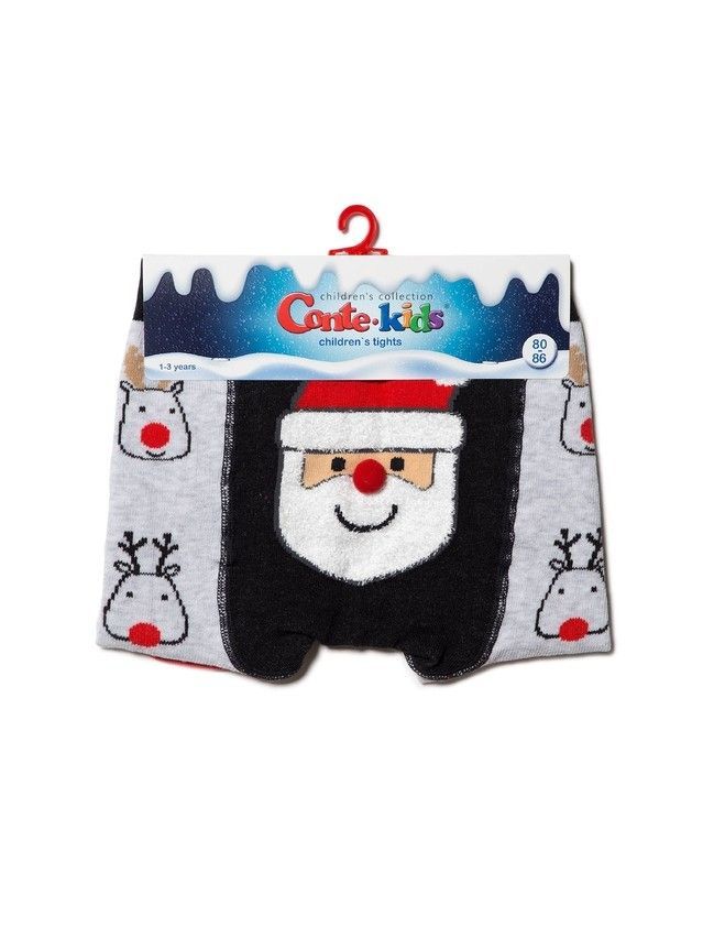 Children's tights NEW YEAR 19С-98/1SP, s.62-74 (12),538 light gray - 3