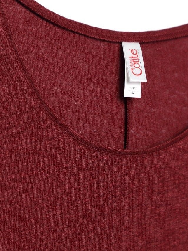Women's polo neck shirt CONTE ELEGANT LD 920, s.170-100, windsor wine - 3