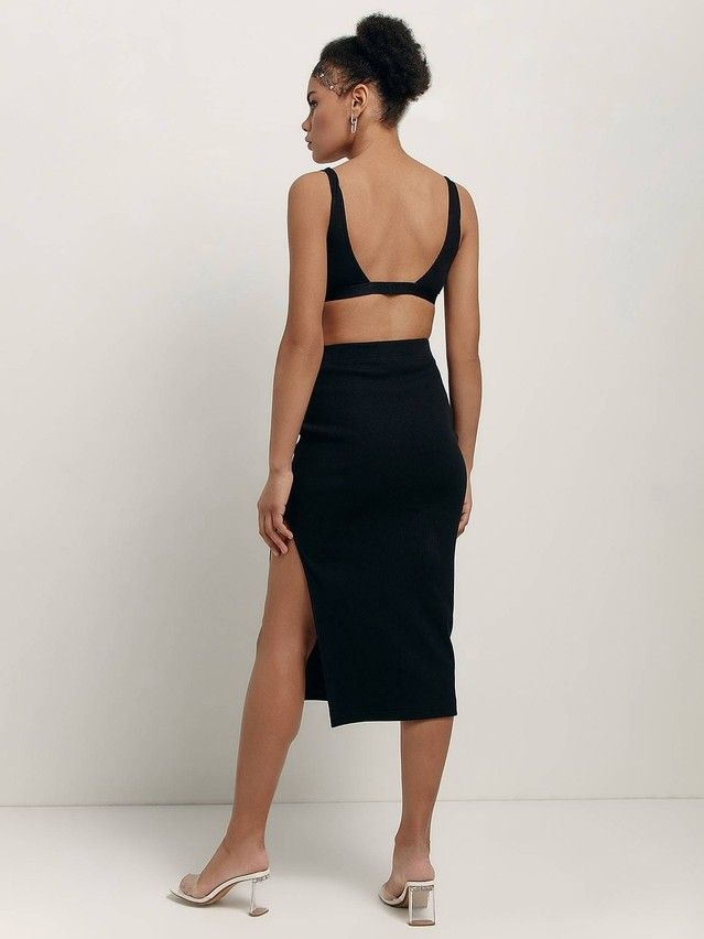 Women's skirt CONTE ELEGANT LU 1853, s.170-90, black - 5
